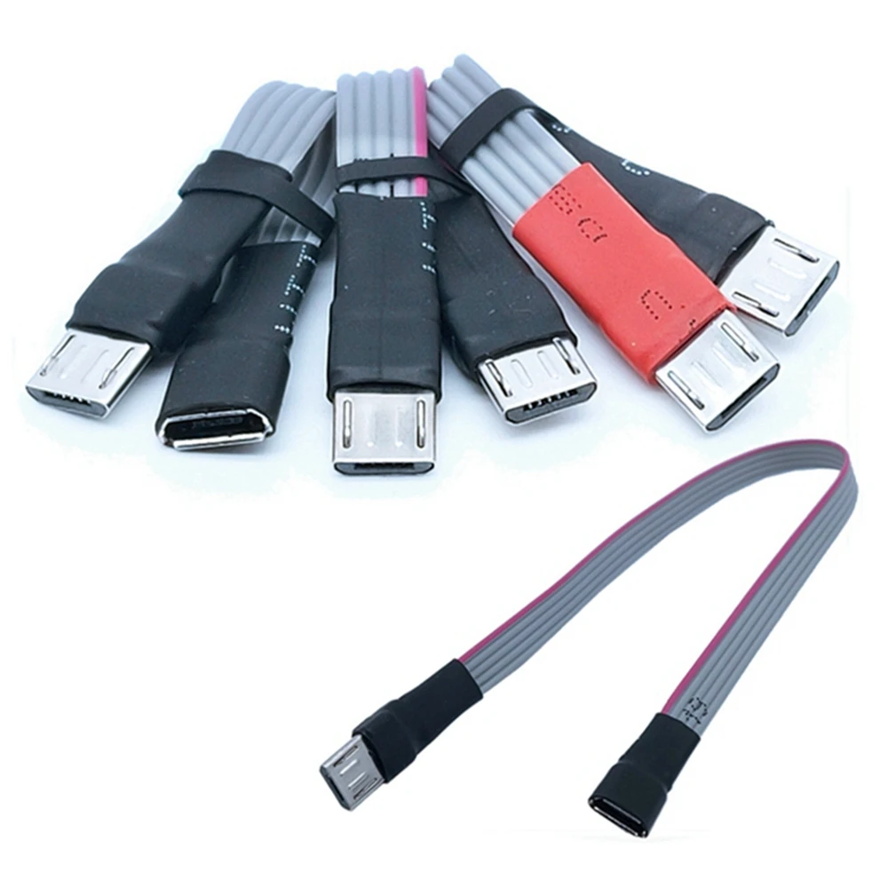 Extensión de cable de datos de teléfono móvil público a público Android para hembra, micro USB de 5 núcleos, cable de extensión OTG público a hembra - imagen 2