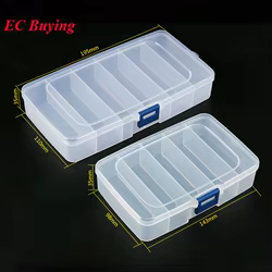 Caja de herramientas de plástico para piezas pequeñas y tornillos