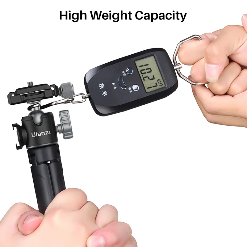 Ulanzi-trípode U-80L Arca Swill, cabeza de bola, placa de Arca, cabeza de bola, extensión de zapata fría para micrófono, cámara de luz LED - imagen 4