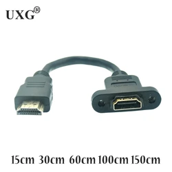 Cable HDMI Angular 90° Macho-Hembra – Extensor Panel 4K HDR