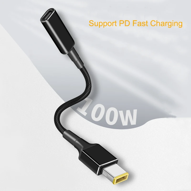 100W USB C PD a DC convertidor de cargador Universal para ordenador portátil tipo C Cable adaptador de carga rápida para portátil Asus Lenovo Hp Dell - imagen 2