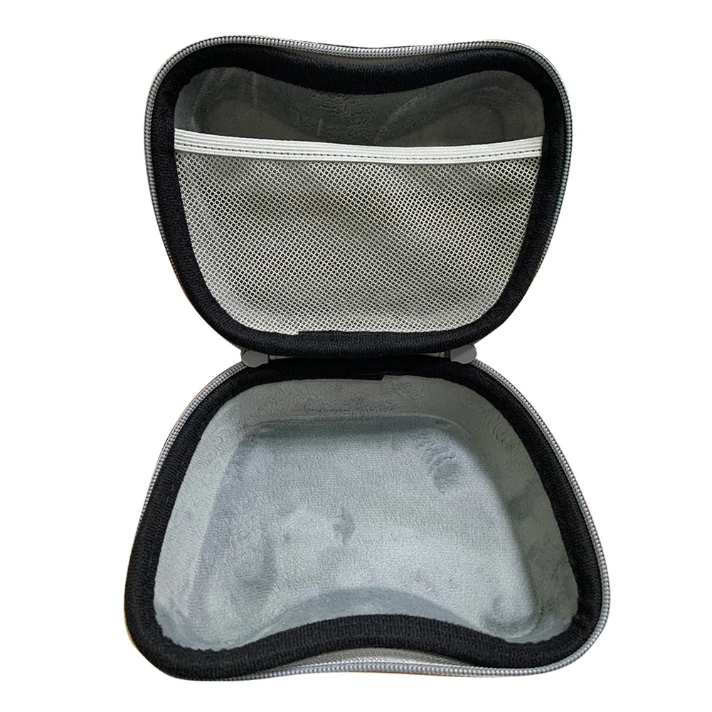 Una caja negra y gris con una ventana transparente