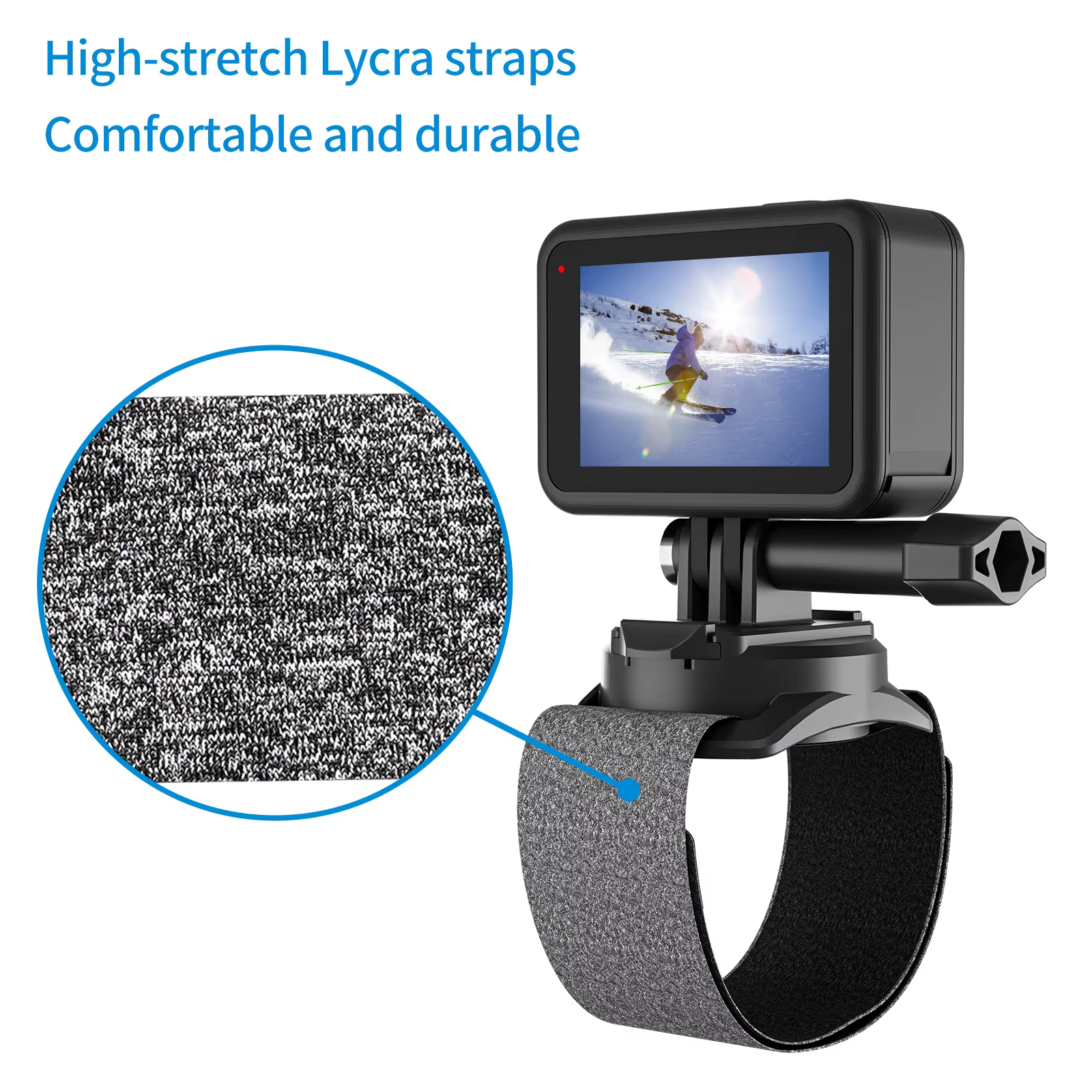 Telesin Correa Muñeca Ajustable 360° para GoPro Hero