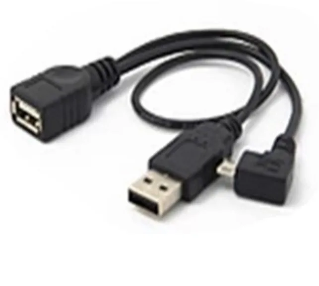 El más nuevo Cable Y divisor de potencia OTG Host Micro USB macho a un Cable adaptador macho y hembra para Cable OTG divisor Y - imagen 4