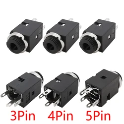 PJ-341 Jack Hembra 3,5mm Vertical Conector Audio