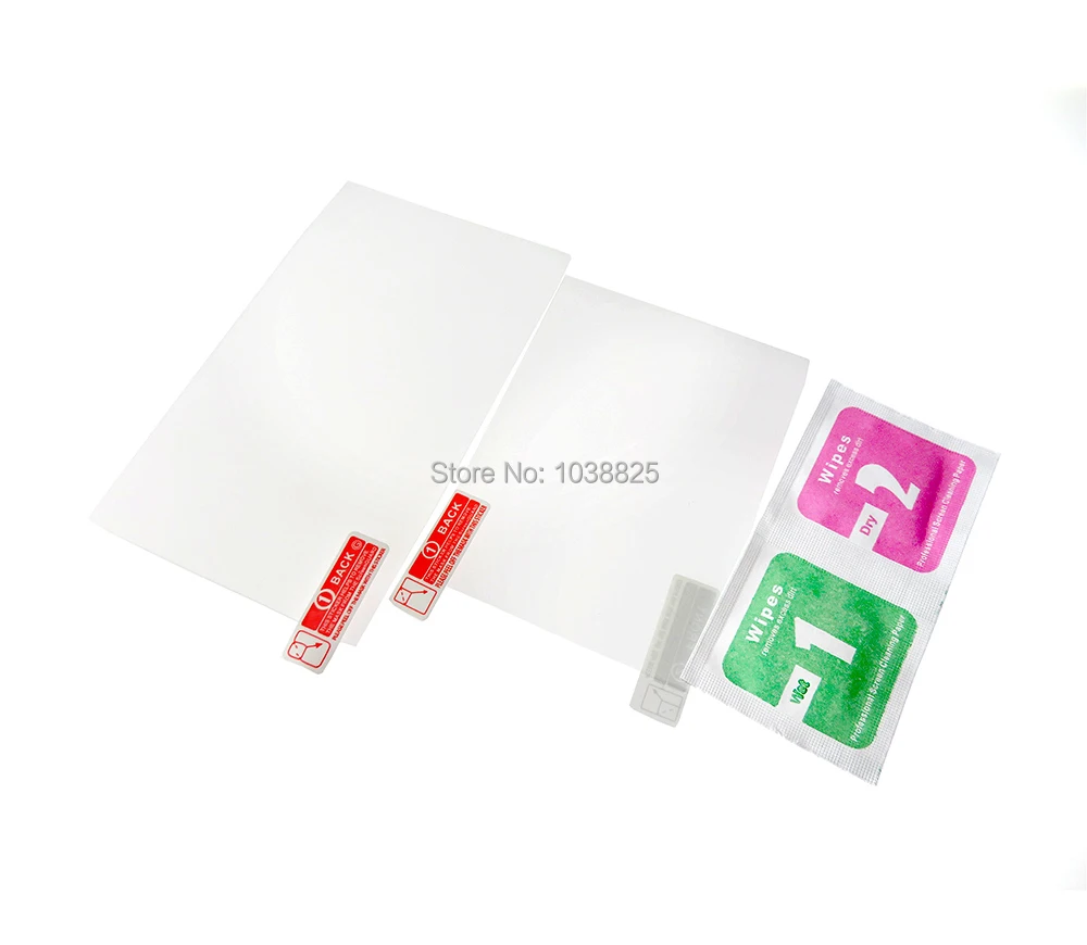 Protector de pantalla LCD de vidrio templado superior + película protectora de cubierta completa transparente PET inferior para Nintendo 3DS XL/LL 3DSXL/3DSLL - imagen 2