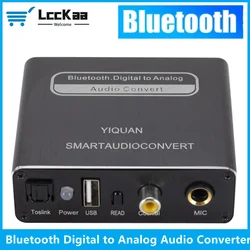 DAC Bluetooth LccKaa – Convertidor Audio Digital a Analógico con Micrófono y Mando