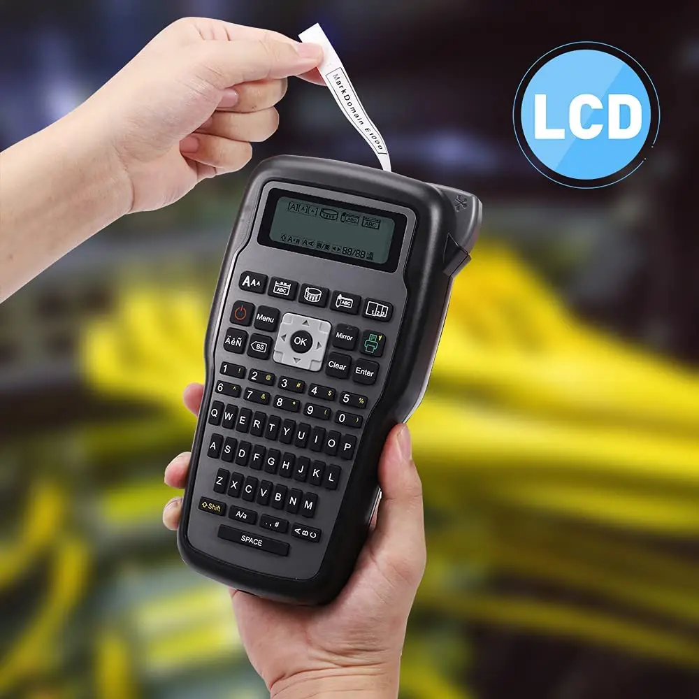 Impresora de etiquetas portátil E1000Pro, máquina de impresión inalámbrica, fabricante de etiquetas, transferencia térmica Industrial, etiquetadora, uso amplio - imagen 3