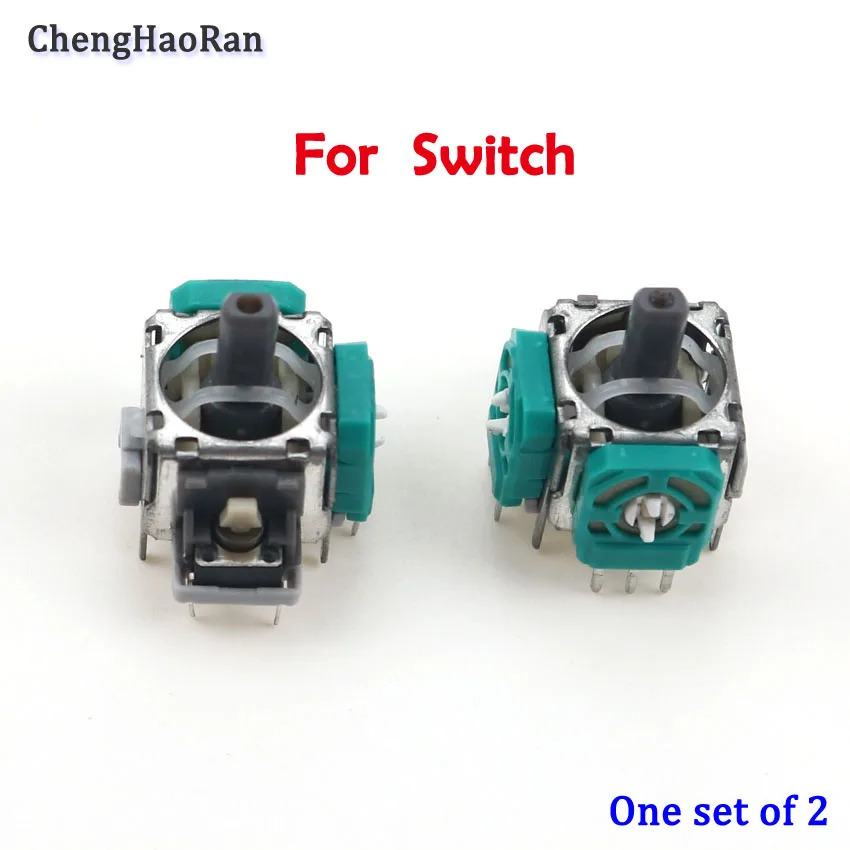 ChengHaoRan-mando de Nintendo Switch pro, joystick 3D original, NS PRO, manipulación, Polo remoto, detección remota 3D, 2 piezas