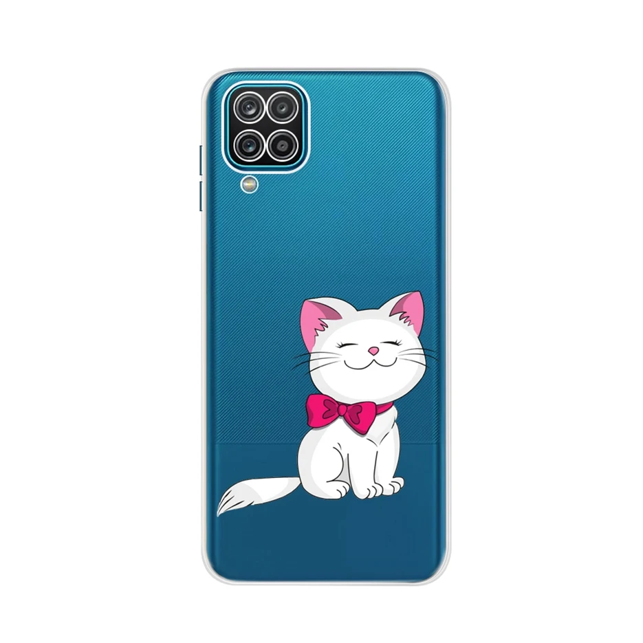 Para Samsung Galaxy A12 funda de 6,5 ''funda trasera de silicona suave TPU funda de teléfono para Samsung A12 M 12 Galaxy M12 funda parachoques A 12 Coque - imagen 3