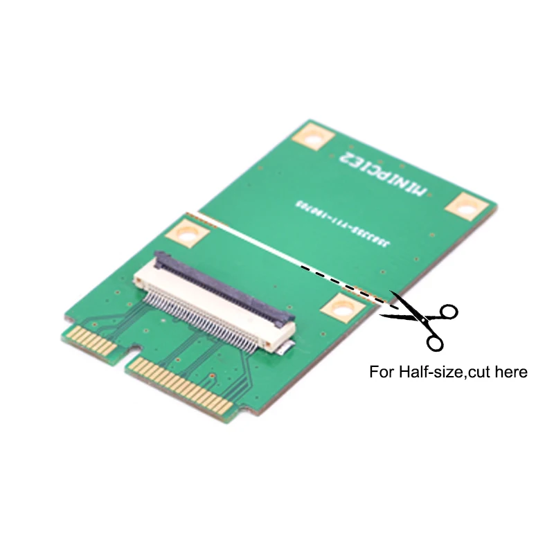 Cable de extensión Mini PCIe macho a hembra ultradelgado, ranura mSATA SSD de tamaño medio a tarjeta de tamaño completo, compatible con ordenador portátil y de escritorio - imagen 5