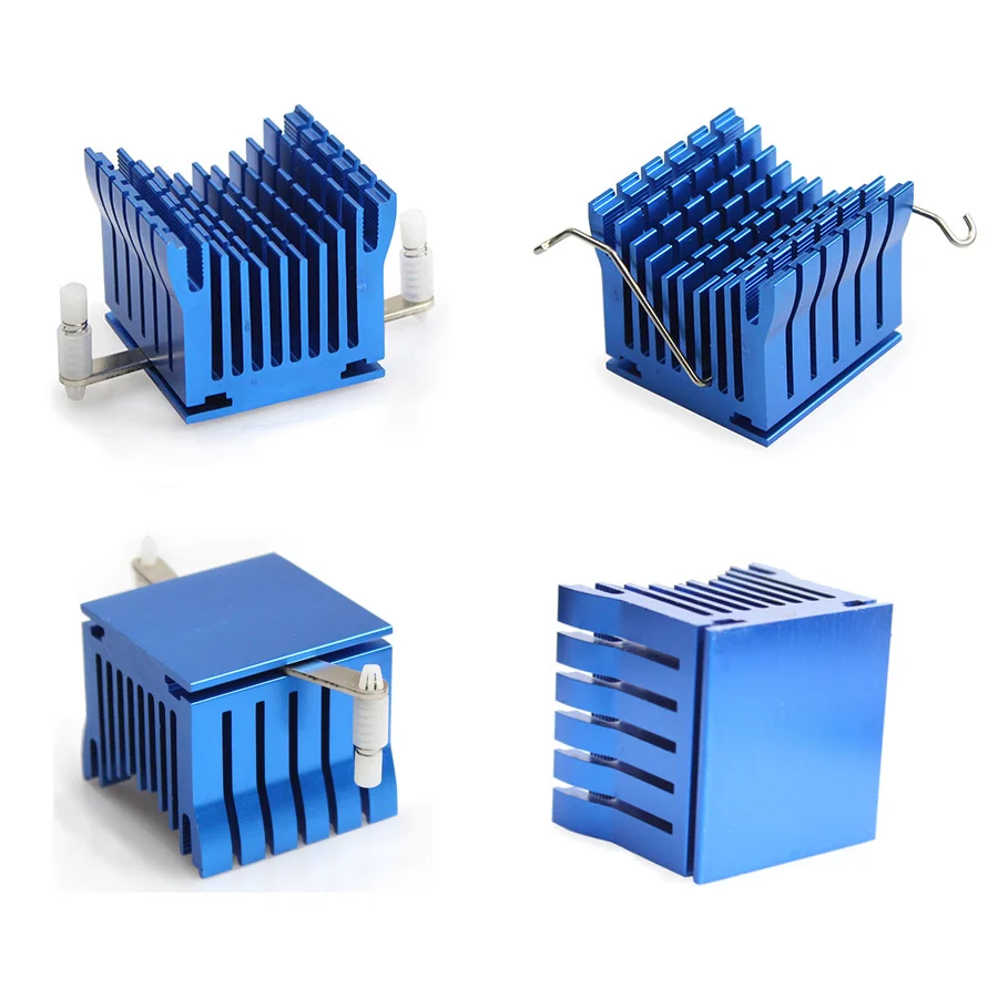 Northbridge-disipador térmico de aluminio para ordenador, Enfriador de placa base para PC, carcasa de ordenador, refrigeración del chip South North Bridge, bricolaje, 5 piezas - imagen 5