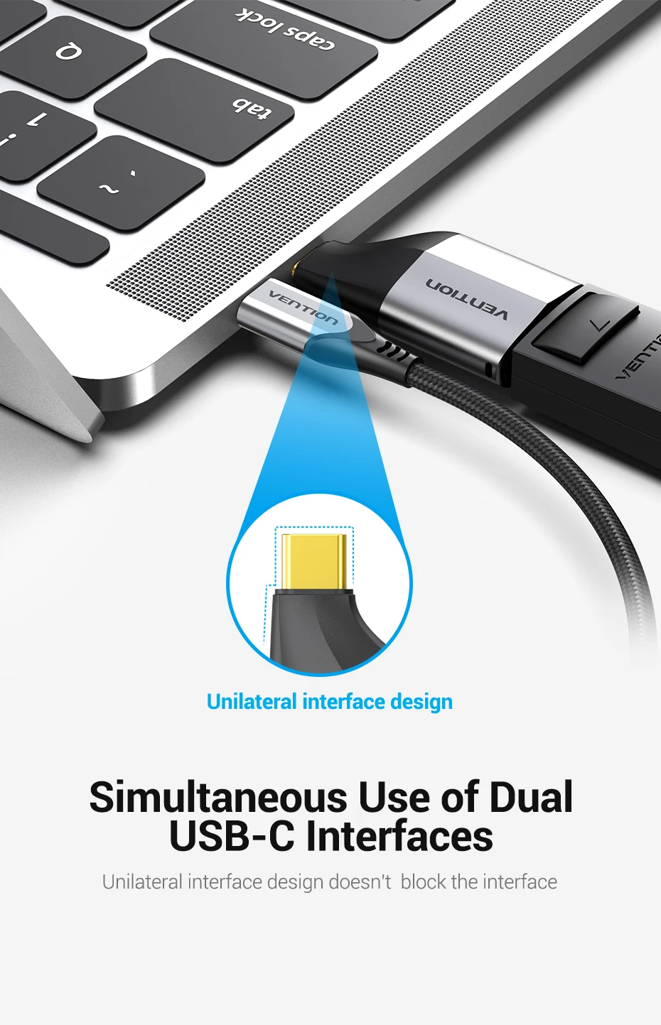 Adaptador USB C DisplayPort - Diseño de interfaz unilateral