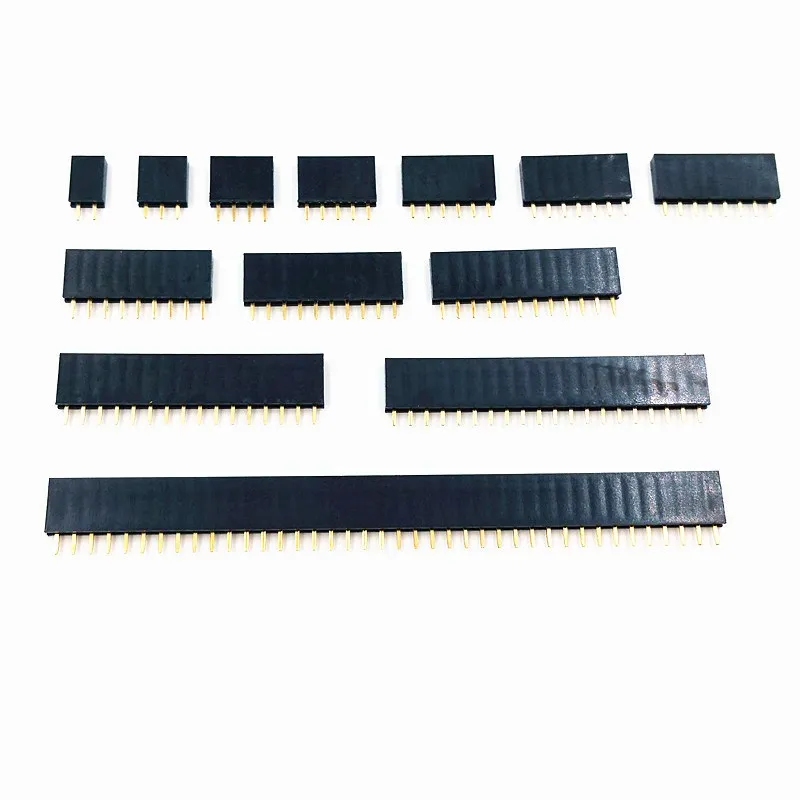 Conectores de cabecera de clavija 1x2P a 40P