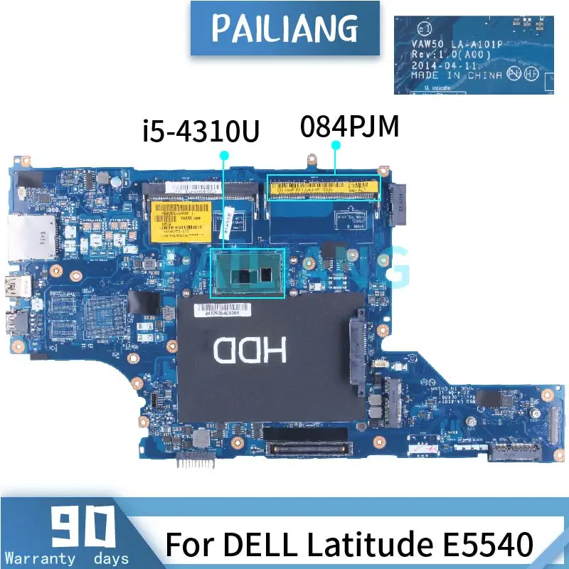Placa base para portátil DELL Venue 11 Pro 7139 I5-4300Y, 0RFDKW SR192 DDR3 - imagen 3