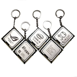 Llavero CPU Grabado Láser Personalizado - Adorno Creativo Geek