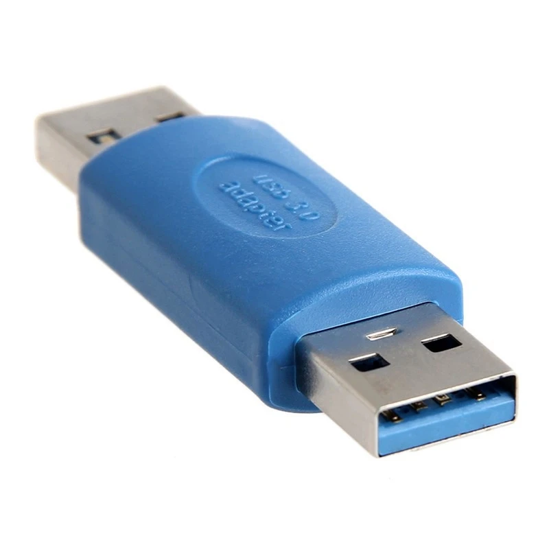 Adaptador de enchufe USB 3,0 tipo A macho a macho, convertidor USB 3,0 USB 3,0 A macho a macho, conector adaptador acoplador de M-M - imagen 2