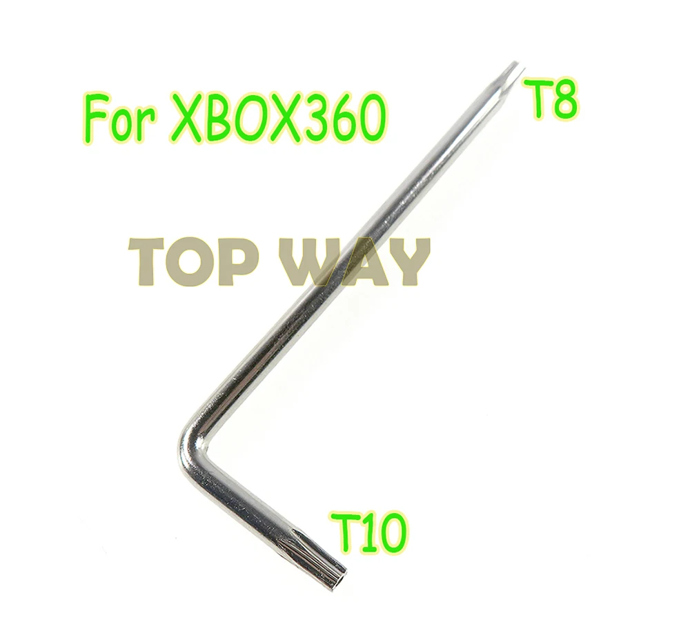 120 Uds 2 en 1 T6 T8 Destornillador Torx T8 Destornillador de seguridad con orificio para XBOX360 XBOX ONE T8 T10 Destornillador tipo L