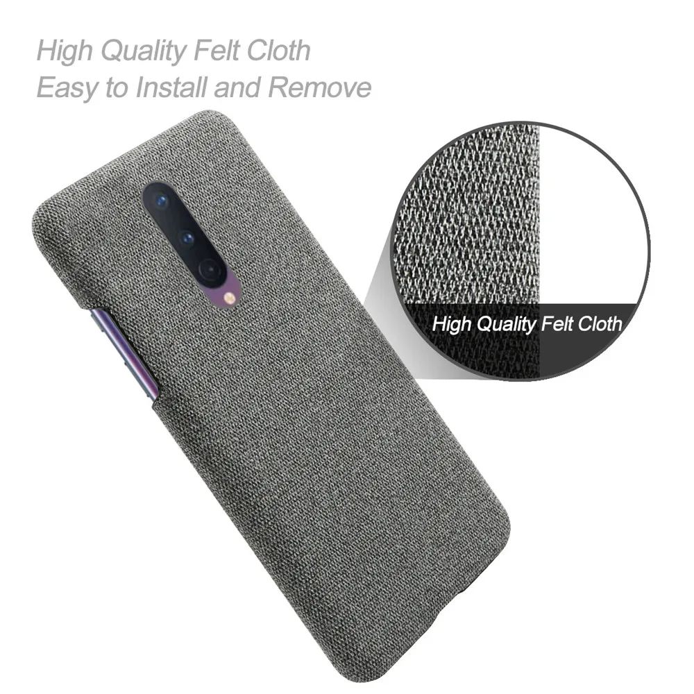 Fundas de tela para Oneplus 8, funda delgada de tela Retro dura para teléfono Oneplus 8 1 + 8 1 + 8 Oneplus8 IN2013, IN2017 Coque Fundas - imagen 4