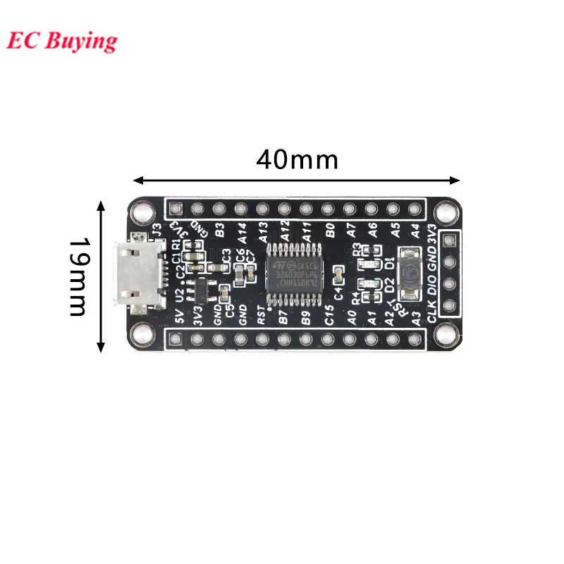 Placa de desarrollo STM32G030F6P6 STM32G030 G030 MCU M0 Core STM32 G030F6P6 ARM pequeño Mini módulo de aprendizaje de sistema STM32G030F6 - imagen 5