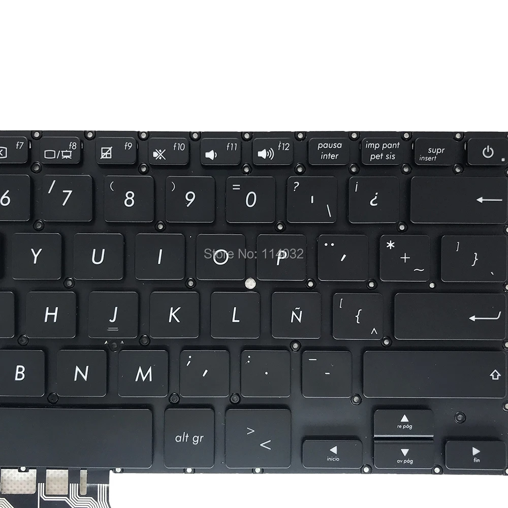 Teclado retroiluminado para ordenador portátil, accesorio para ASUS S406, S406U, S406UA, VivoBook S14, español, 0KN1-2P1LA13, 2628LA00, nuevo - imagen 5