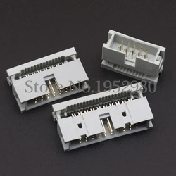 Conector IDC FC 2.54mm Paso ISP JTAG Header 10/14/20 Pines Gris
