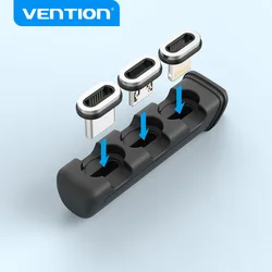 Vention Organizador Cables Magnético USB-C Estuche Portátil Multi-Marca