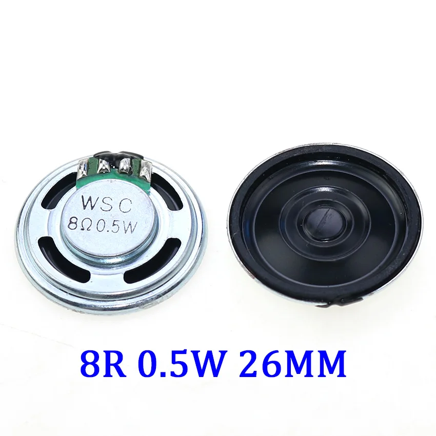 0,5 W 1W 2W 8R 32R Mini altavoz 8 Ohm 32 Ohm diámetro del altavoz 20mm 23mm 26mm 28mm 30mm 32mm 36mm 40mm 50mm altavoz - imagen 4