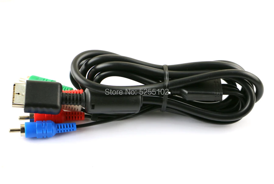 1 Uds. Alta calidad nuevo para Sony para Playstation PS2 para consola PS3 CableArrival Audio Video Cable AV Cable a 3 cables de TV RCA - imagen 3