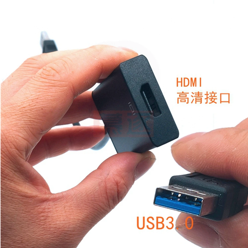 Cable convertidor adaptador de Audio y vídeo hembra compatible con USB 3,0 a HD para PC Windows 7/8/10