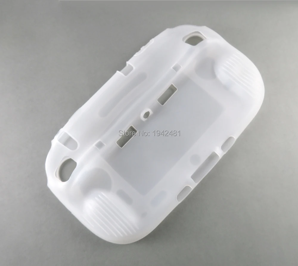Funda de goma de silicona ultrasuave para Wii U, Protector corporal de Gel, carcasa de piel para Nintendo WiiU Gamepad, 1 unidad - imagen 5