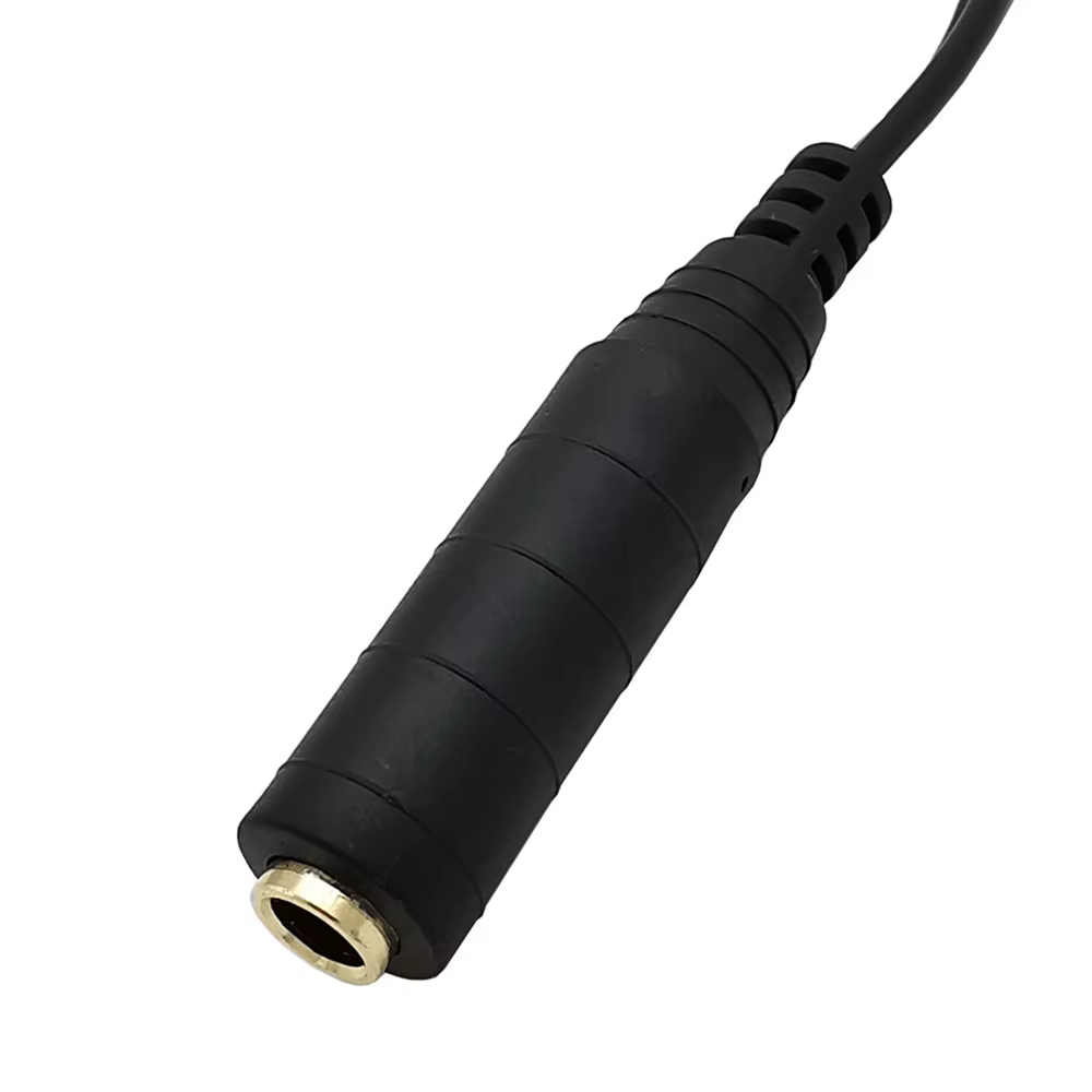 Adaptador de audio 6,35mm hembra a 3,5mm TRS y TRRS - cable estéreo - imagen 4