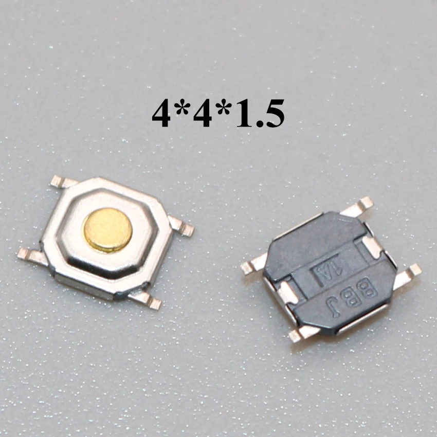 Interruptor táctil de 100 piezas, 3x6, 3x4, 4x4 SMD, 2 pines, 4 pines, Micro interruptor táctil 3x4x2, 3x6x4,3, 3x6x2,5, 3x6, 3x6x3,5 4x4x4x4 1,6x3 - imagen 3