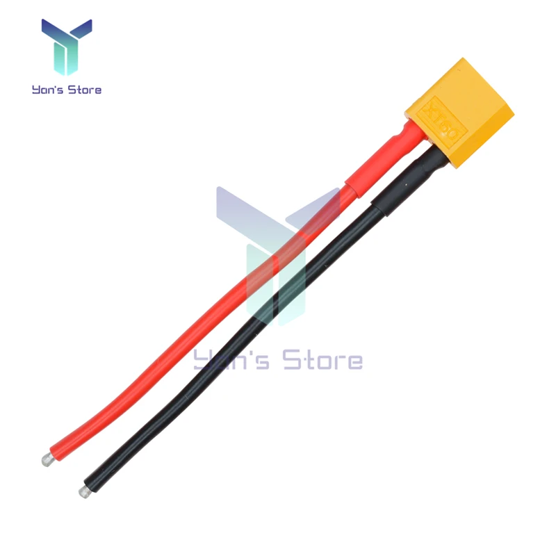 Conectores tipo bala macho hembra XT60, bloque de terminales enchufable con cable de silicona de 14 AWG para batería Lipo RC, conector Banana - imagen 4