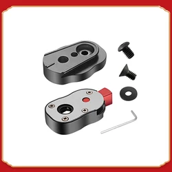 Placa Liberación Rápida Mini Aluminio para Trípode – Rosca 1/4