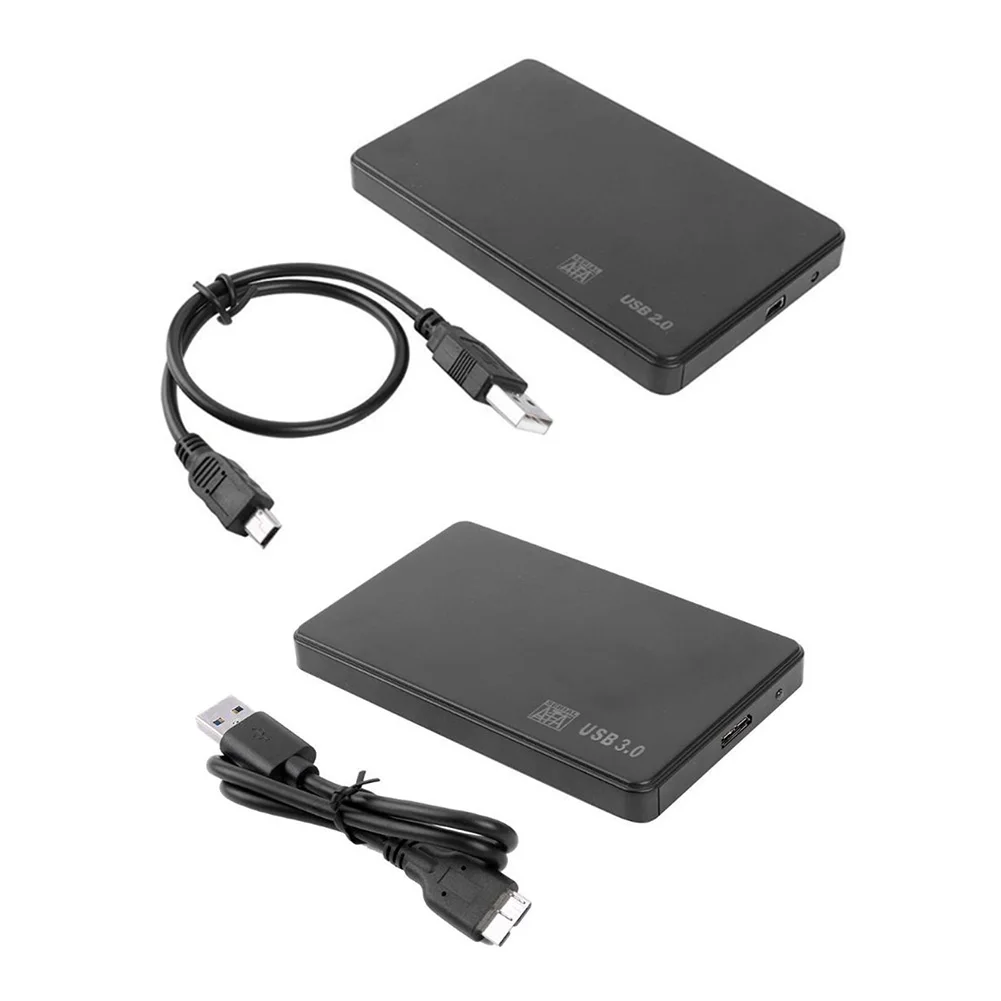 Carcasa de plástico de 3TB para disco duro USB 2,0/3,0, carcasa de 2,5 pulgadas, SATA, SSD, HDD, 480M/5gbps, caja móvil externa de alta velocidad - imagen 4