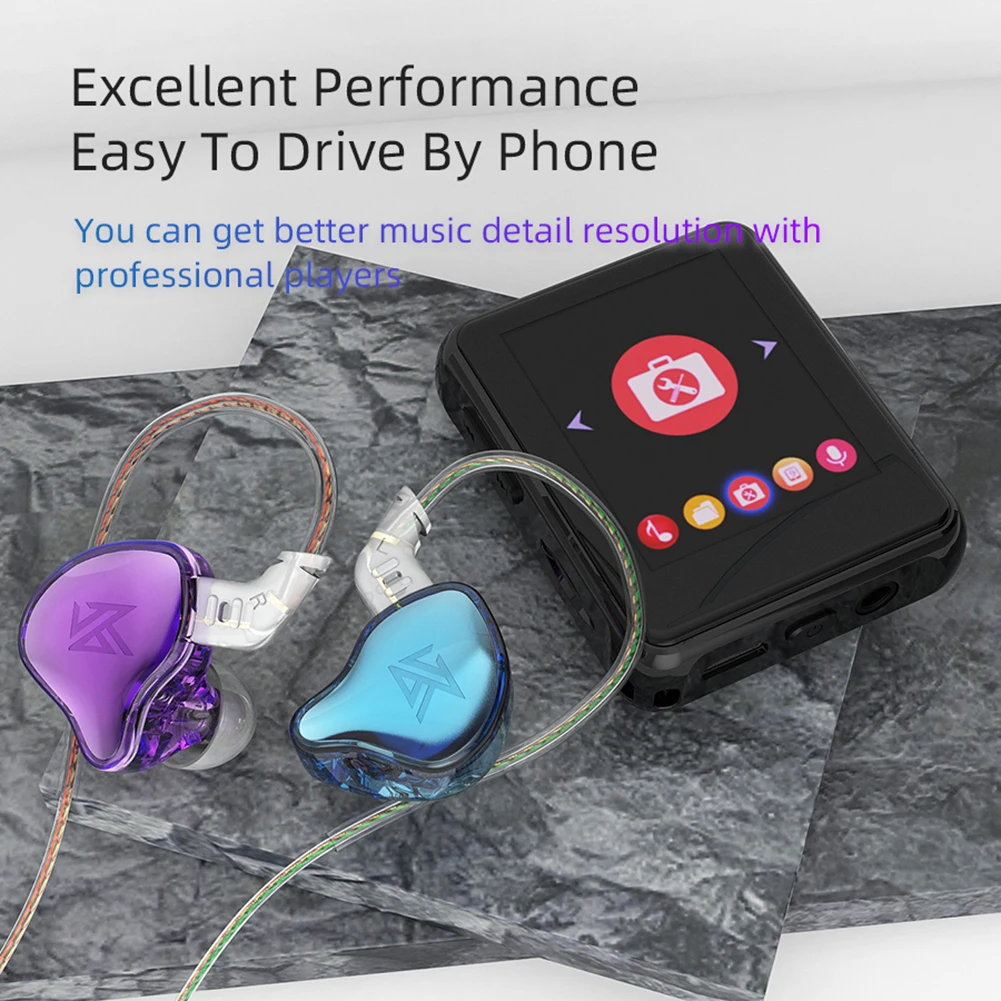 KZ EDC-auriculares intrauditivos con cable de 3,5mm, cascos HiFi con cancelación de ruido, Monitor de juegos y música deportiva, con micrófono - imagen 5