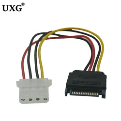 Adaptador Molex hembra a SATA macho para alimentación PC
