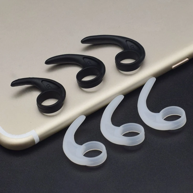 Ganchos de silicona para auriculares, agarres deportivos, adaptadores de aletas para auriculares internos y de Canal, 5 pares - imagen 3