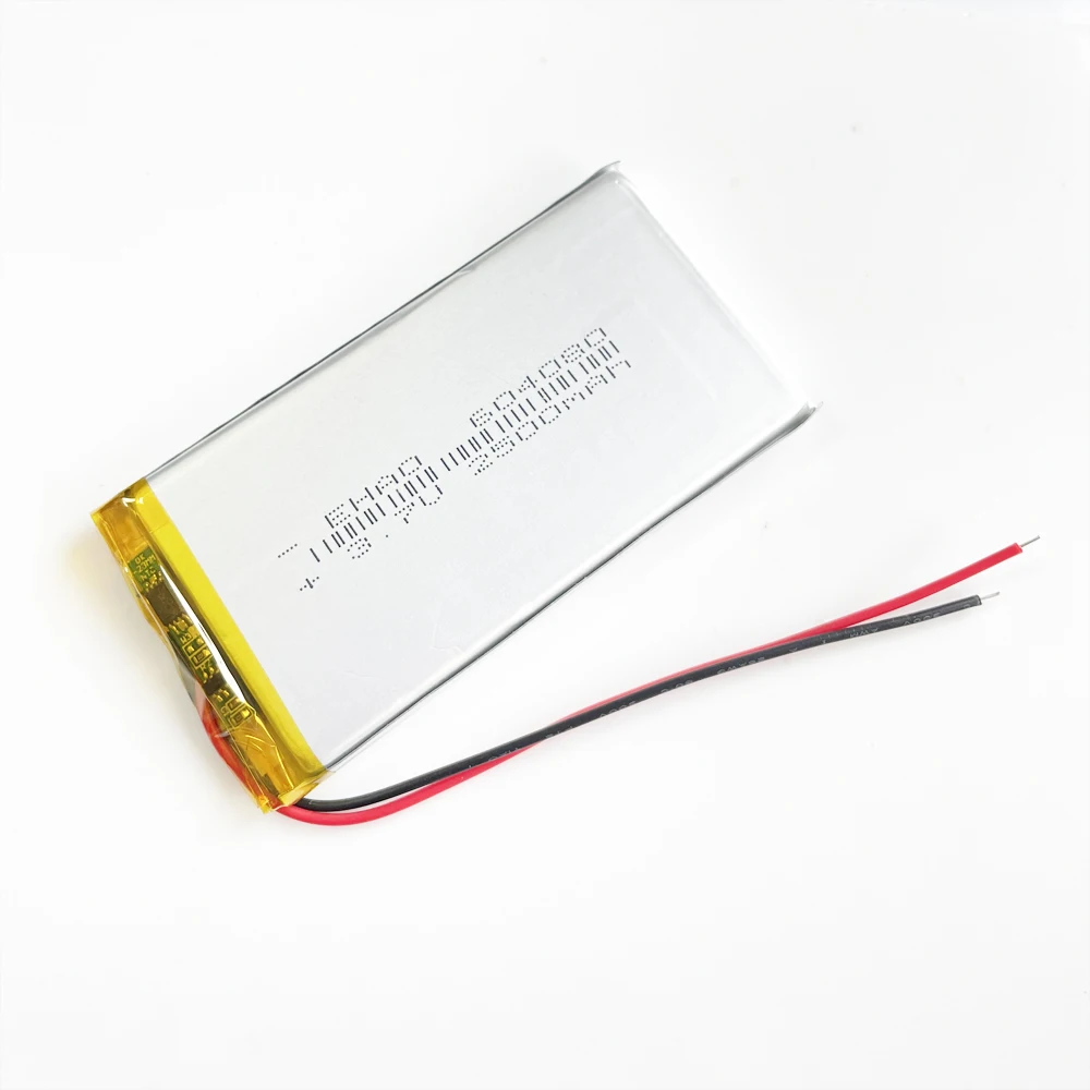 5 uds 3,7 V 2500mAh Lipo batería recargable de polímero de litio uso para teléfono móvil GPS Tablet PC cámara DVD banco de energía 604080 - imagen 5