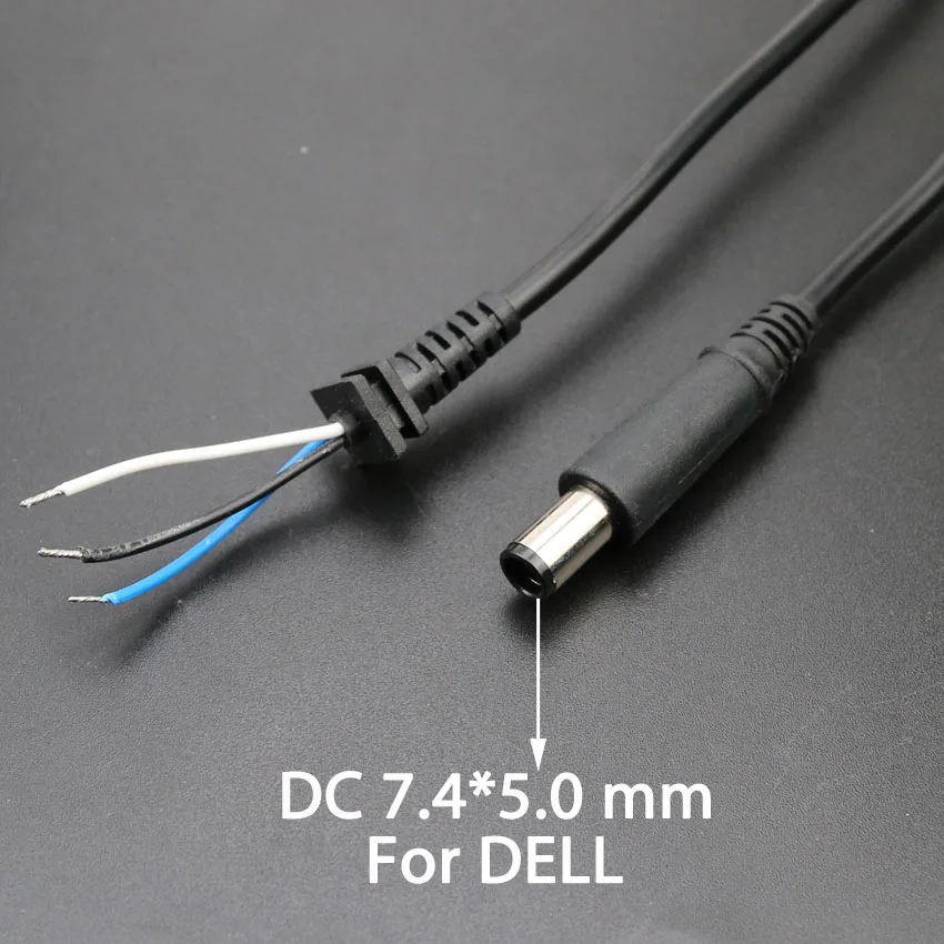 Alimentación de ordenador portátil DC 5,5x2,5, 2,1X4,8, 1,7x7,4, 5,0x5,0 MM, conector Jack DC, adaptador de enchufe, Cable cargador para Asus, Lenovo, Samsung, HP - imagen 5