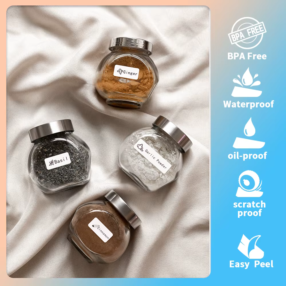 Phomemo D30 – Etiquetas Térmicas Transparentes Autoadhesivas - imagen 5