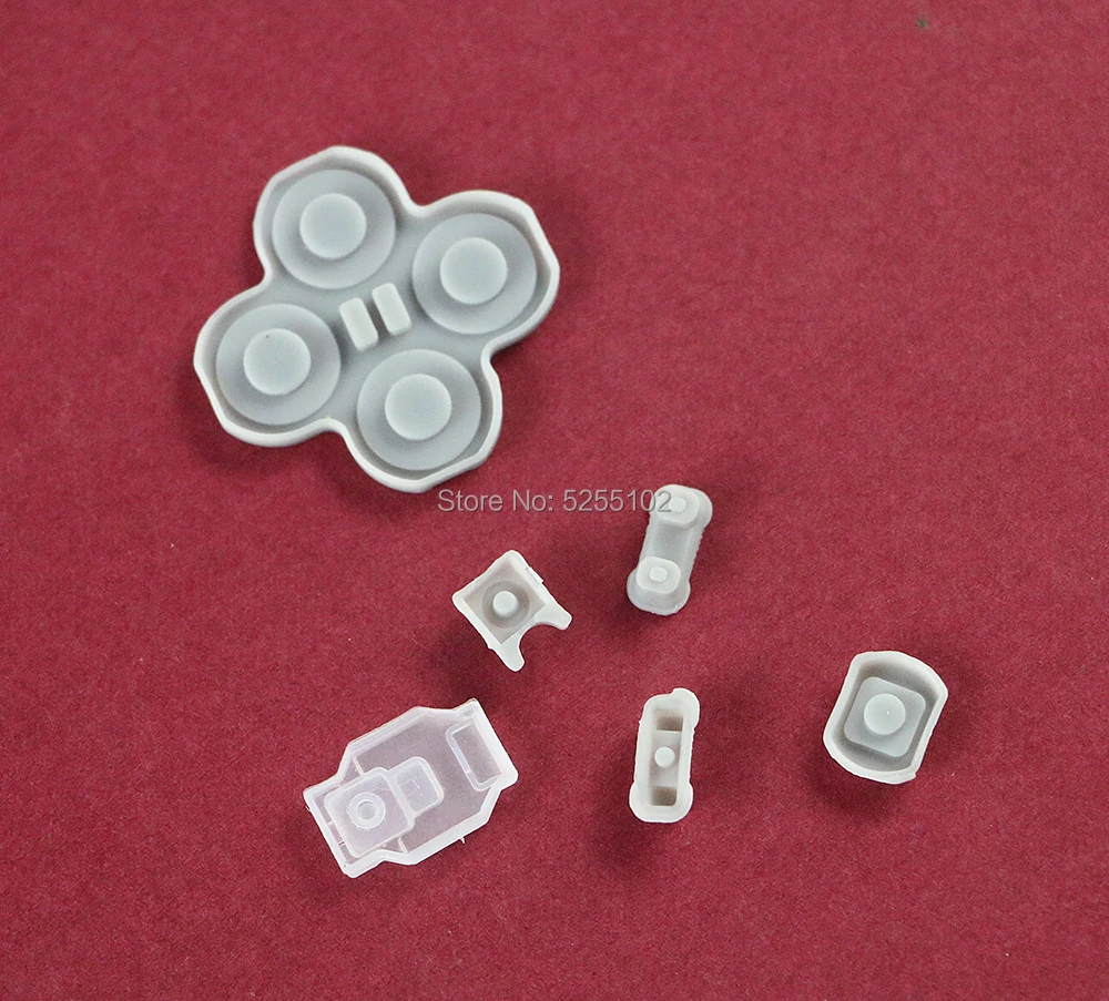 1 Juego de piezas de repuesto adhesivas conductoras izquierda y derecha, almohadilla de botón conductora de goma para controlador Joy Con Nintend Switch - imagen 4