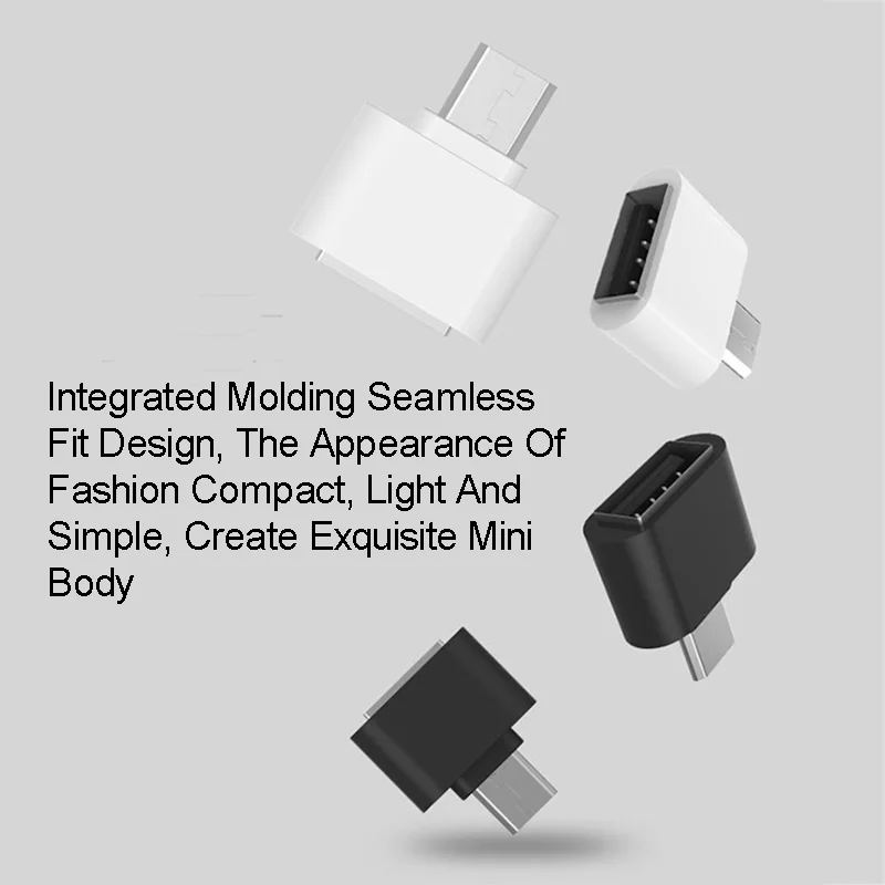 Adaptador OTG Typ-C USB C Micro USB Zu USB Konverter Ladeğ Synchronización Konve P10 s8 S9 - imagen 4