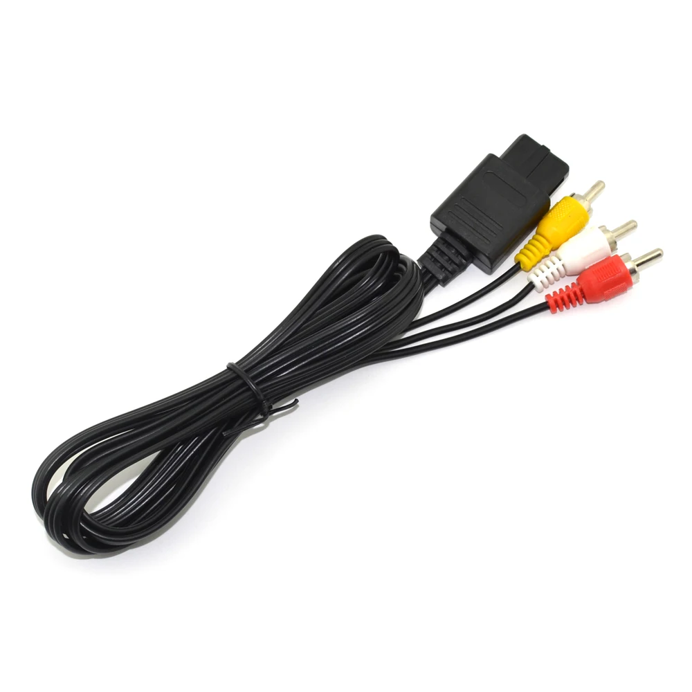 Cable de Audio y vídeo para TV, Cable AV a conector RCA para accesorios de juego GameCube/N64/SNES - imagen 5
