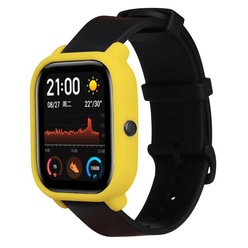 Funda de silicona para reloj inteligente Amazfit GTS, funda protectora de TPU suave para Xiaomi Huami Amazfit GTS, funda protectora para parachoques - imagen 2