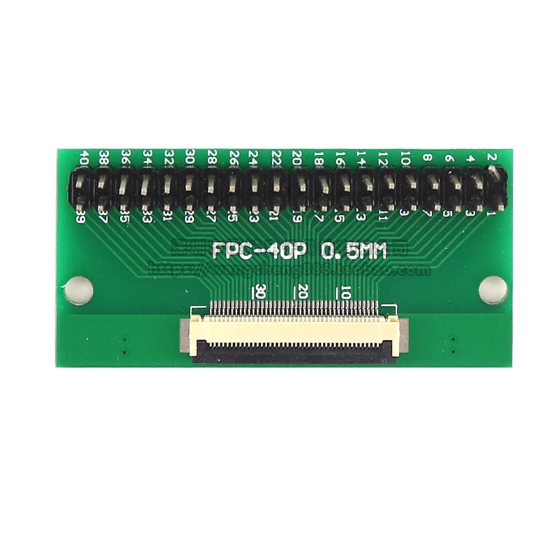 Conector FPC FFC Doble Fila 40 Pines 0,5mm - imagen 2