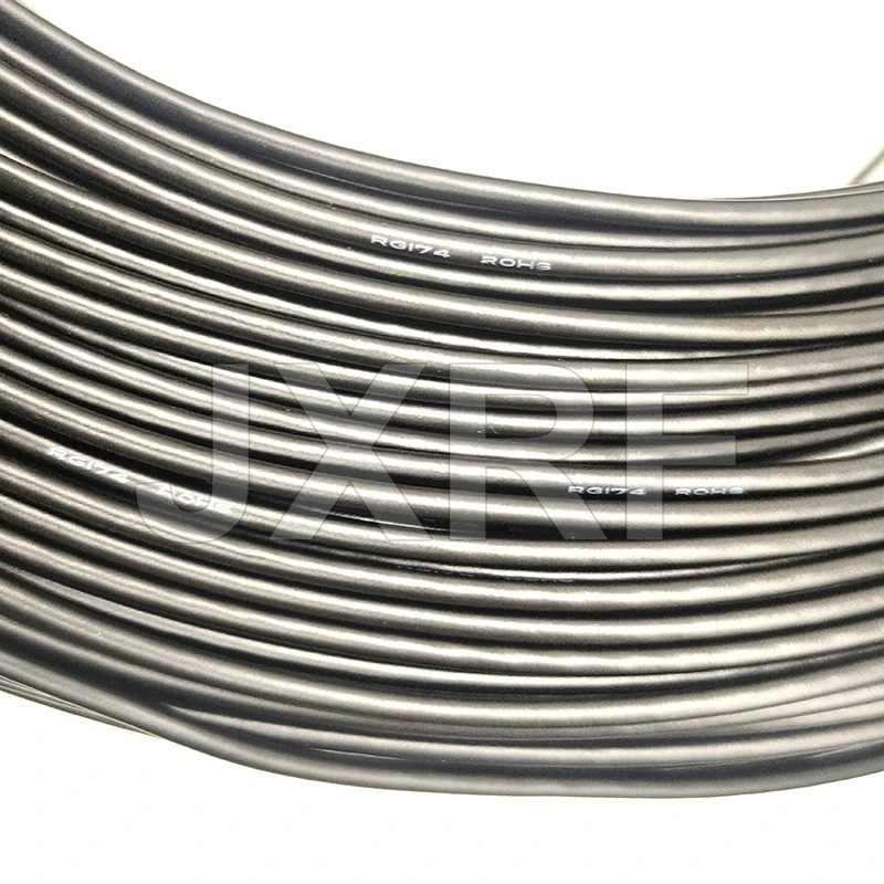 Cable Coaxial RF RG174 de 10 metros, 2,8mm, 50 Ohm, baja pérdida, 30 pies para conector de engarzado, envío rápido - imagen 3