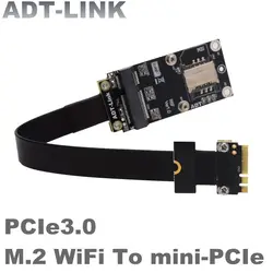 Cable Adaptador M.2 a Mini-PCIe WiFi Bluetooth PCIe 3.0