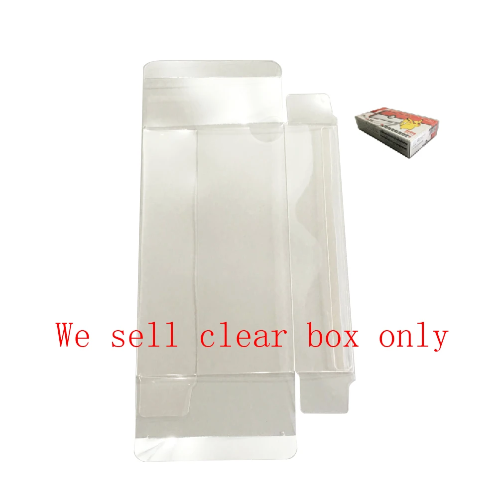 Cubierta transparente para NEW2DSLL Pokemon edición limitada Japón consola de juegos caja de presentación de almacenamiento juegos plástico PET